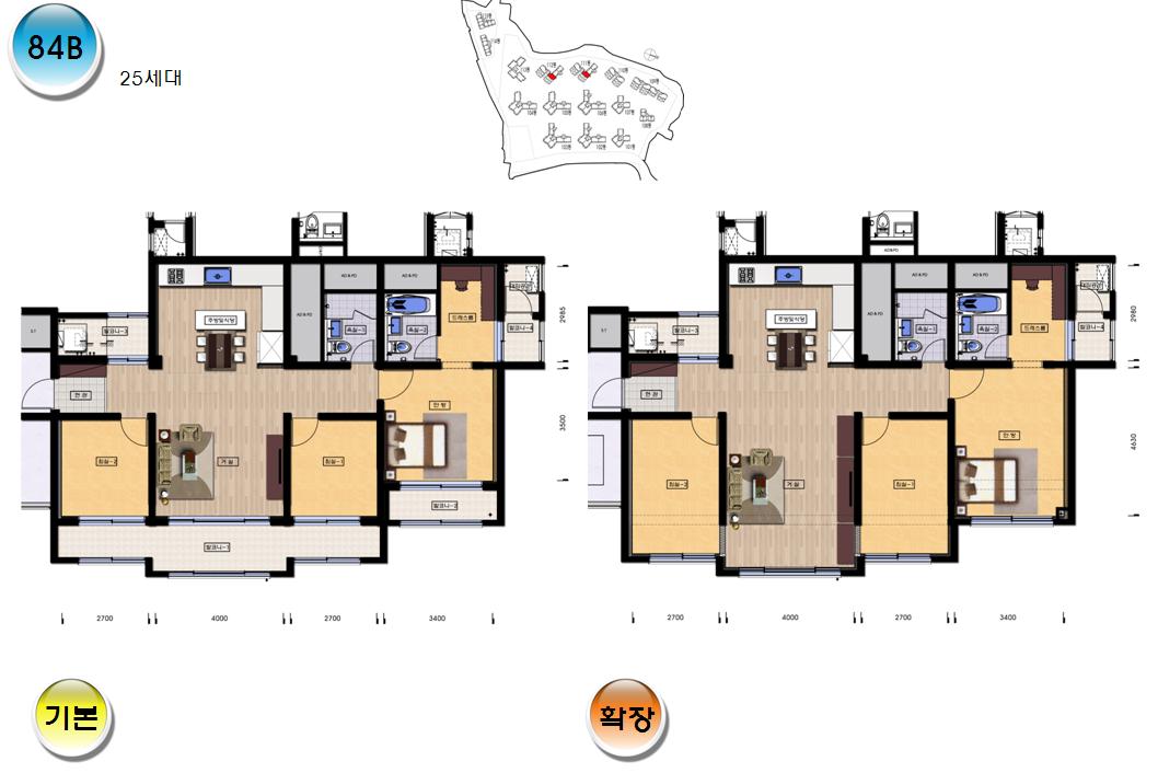 단위세대평면도 이미지