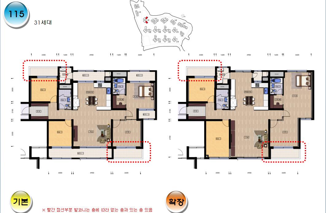단위세대평면도 이미지