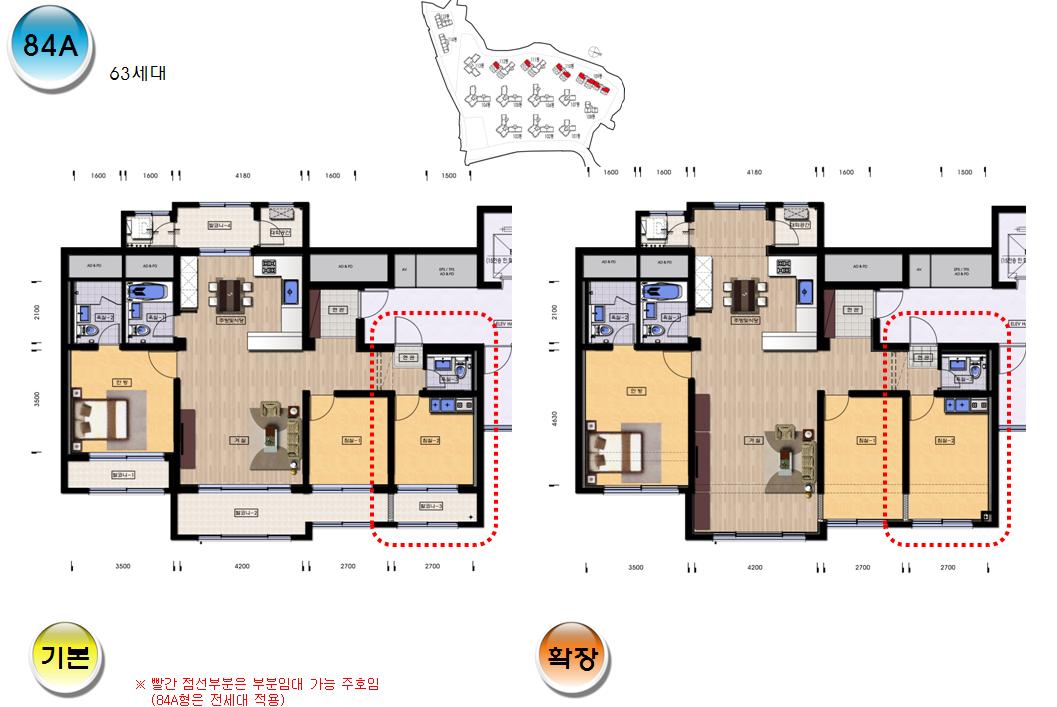 단위세대평면도 이미지