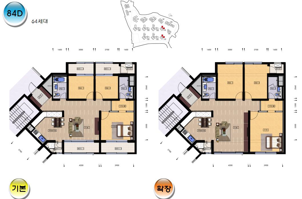 단위세대평면도 이미지