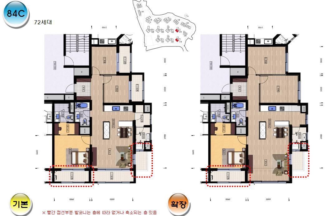 단위세대평면도 이미지