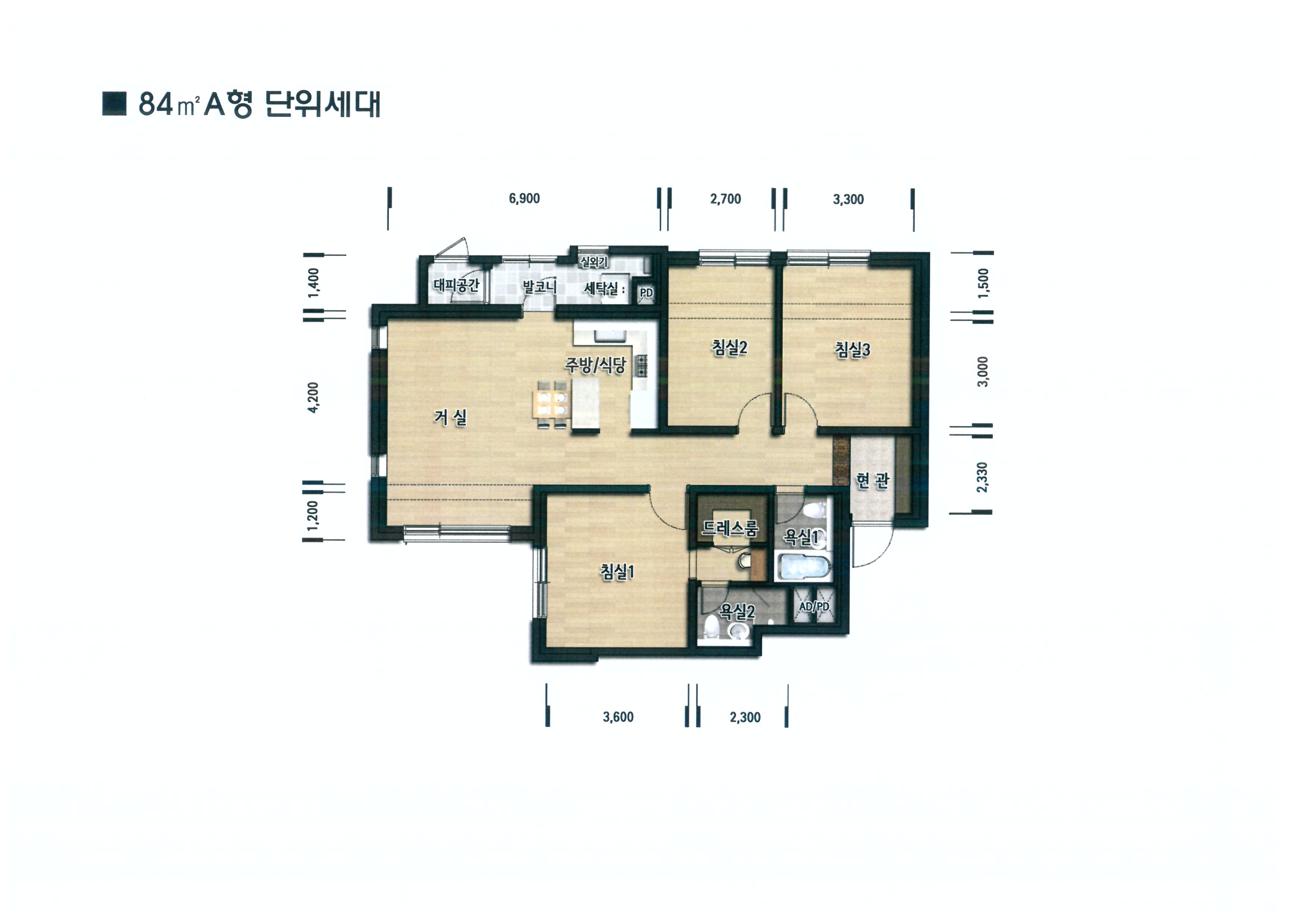 단위세대평면도 이미지