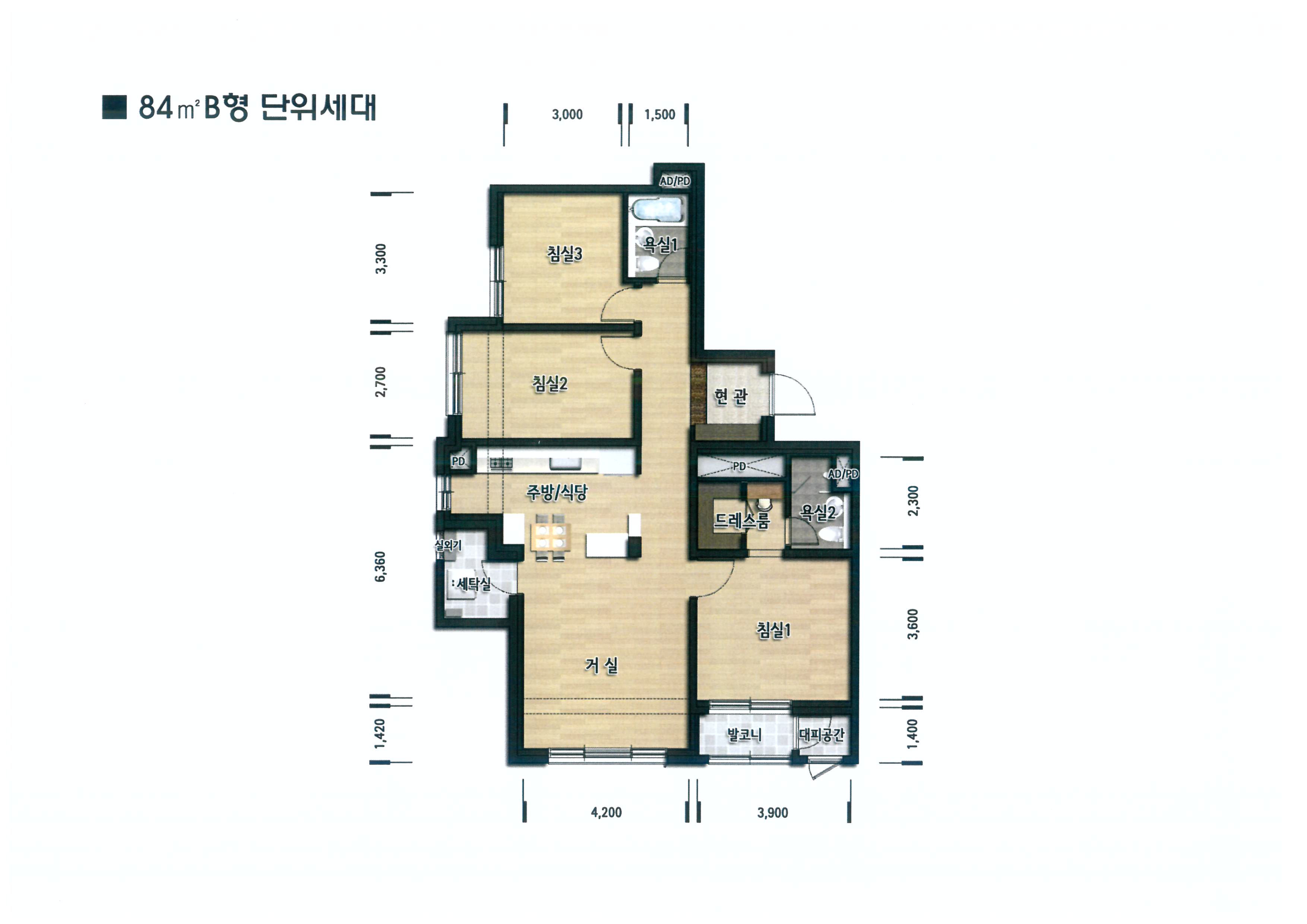 단위세대평면도 이미지