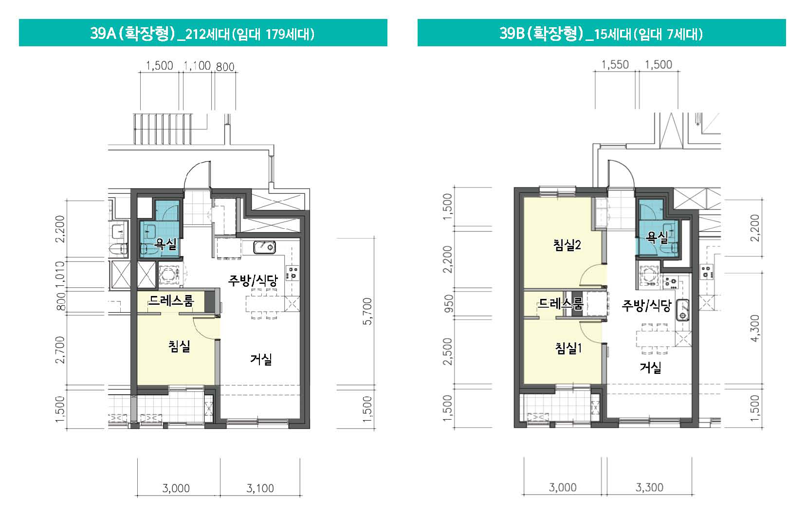 단위세대평면도 이미지