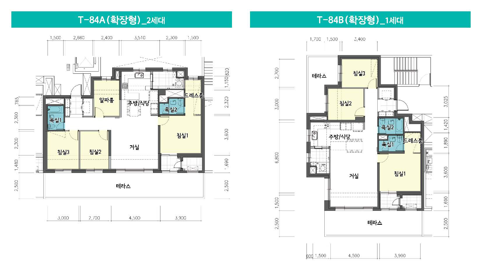 단위세대평면도 이미지