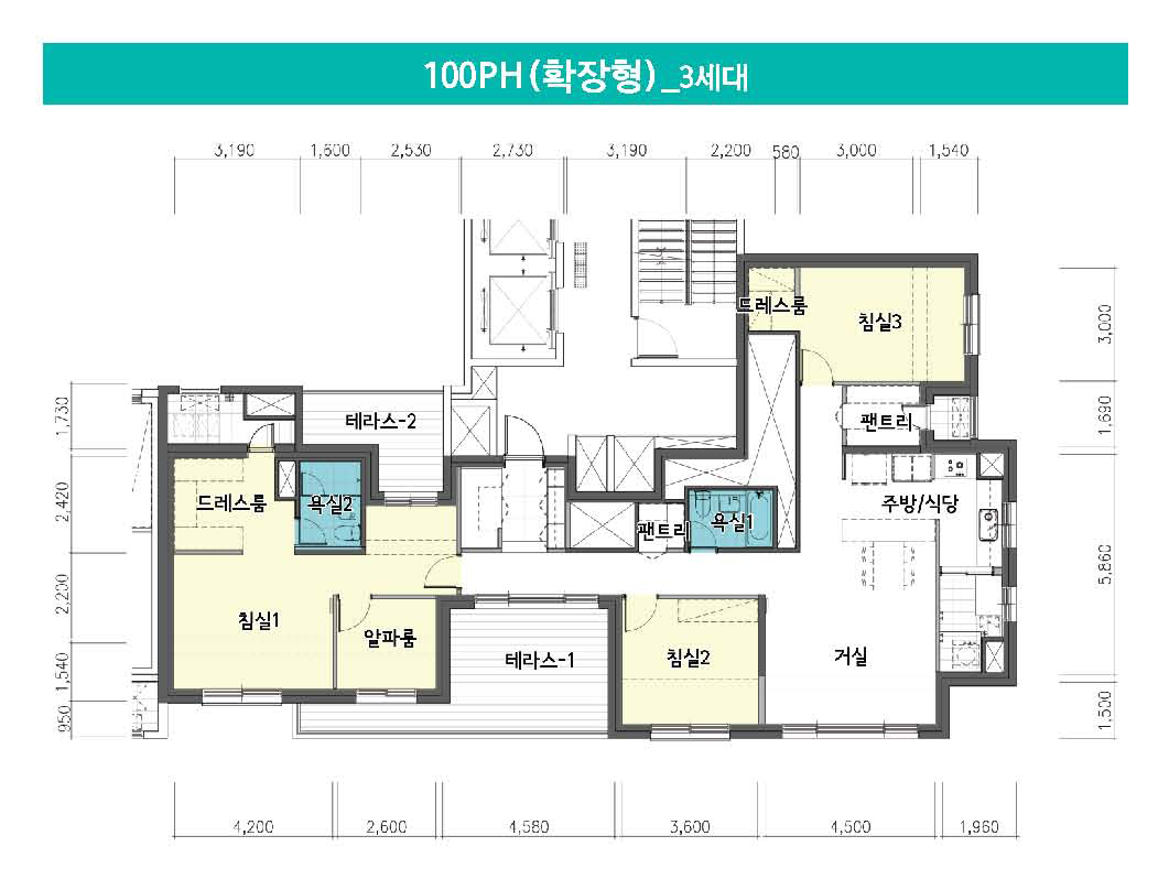 단위세대평면도 이미지