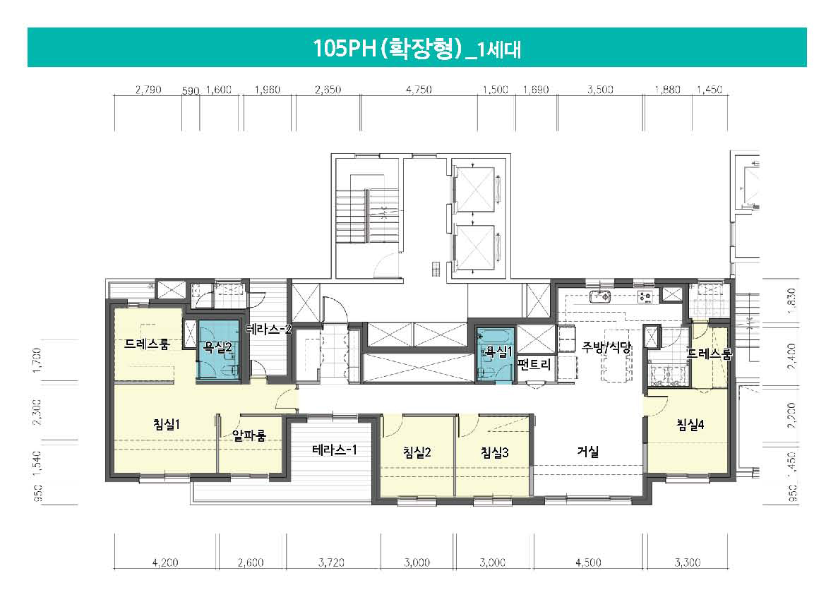 단위세대평면도 이미지