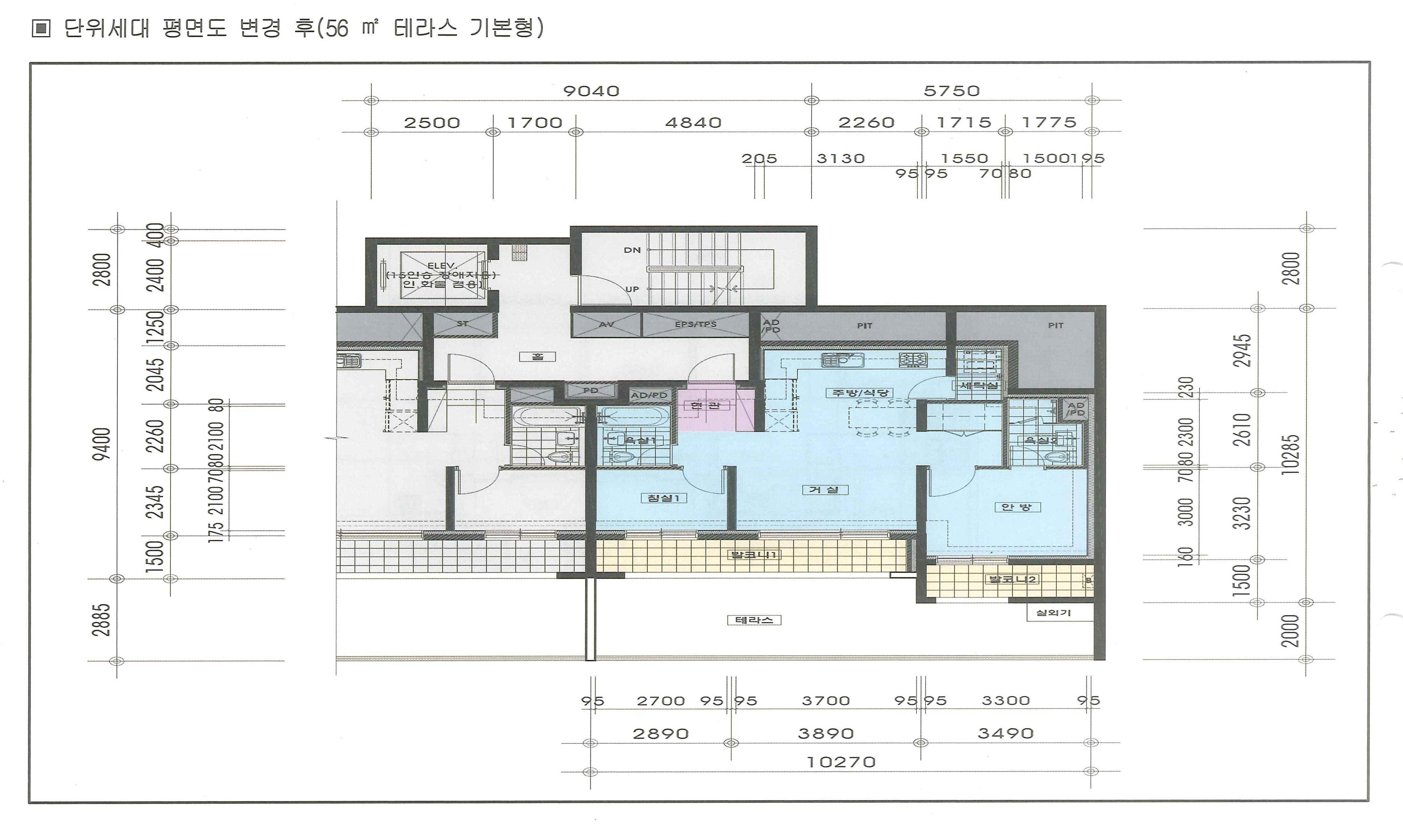단위세대평면도 이미지