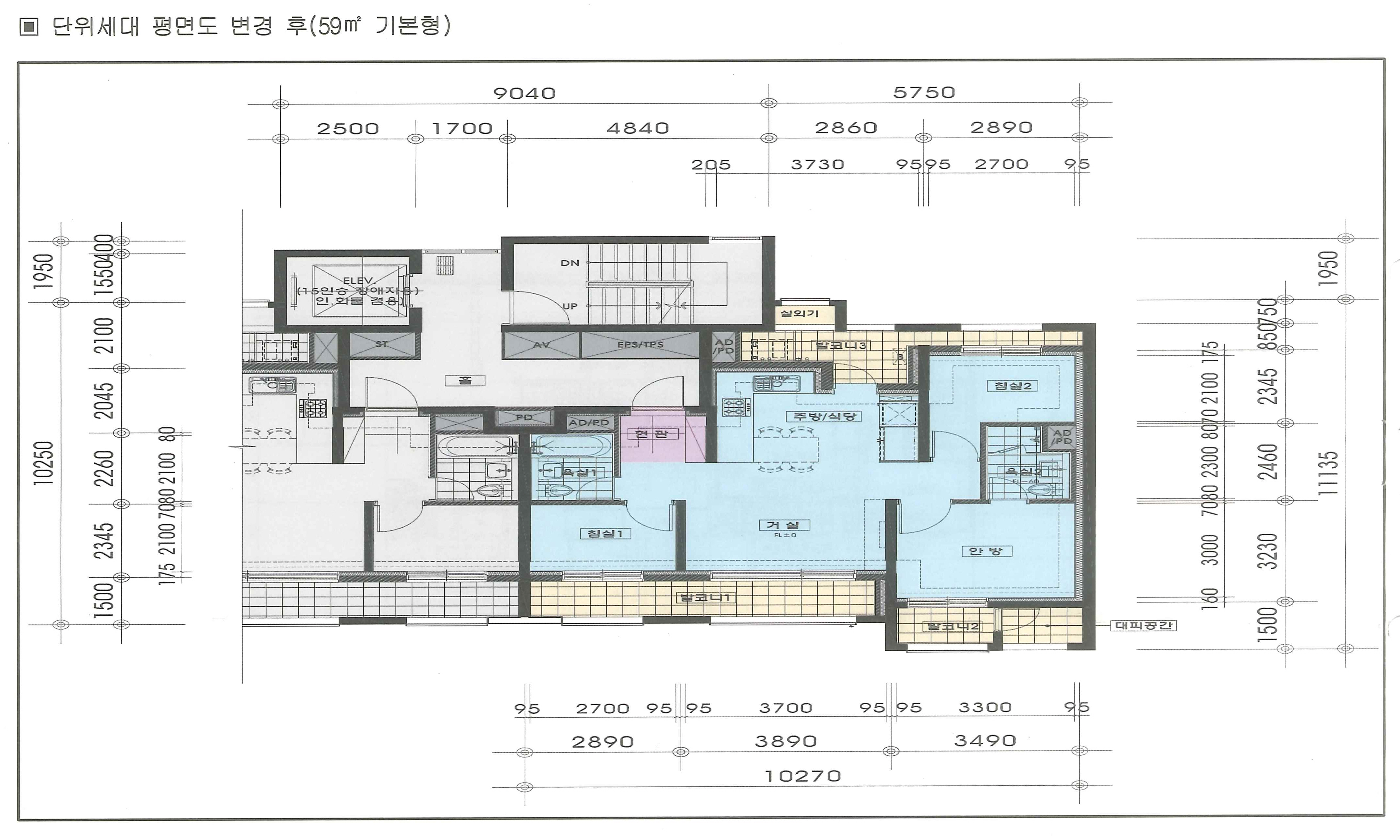 단위세대평면도 이미지