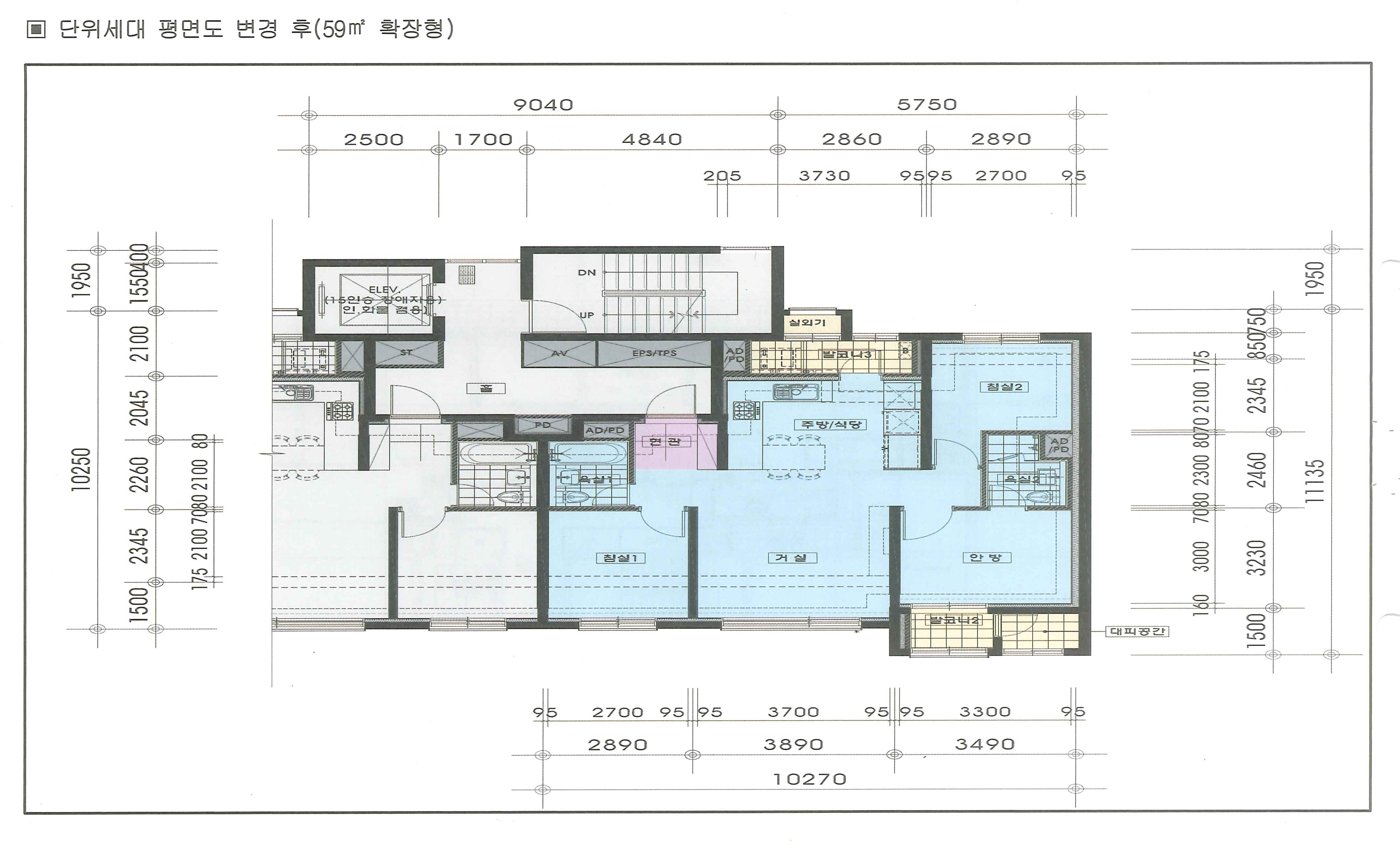 단위세대평면도 이미지