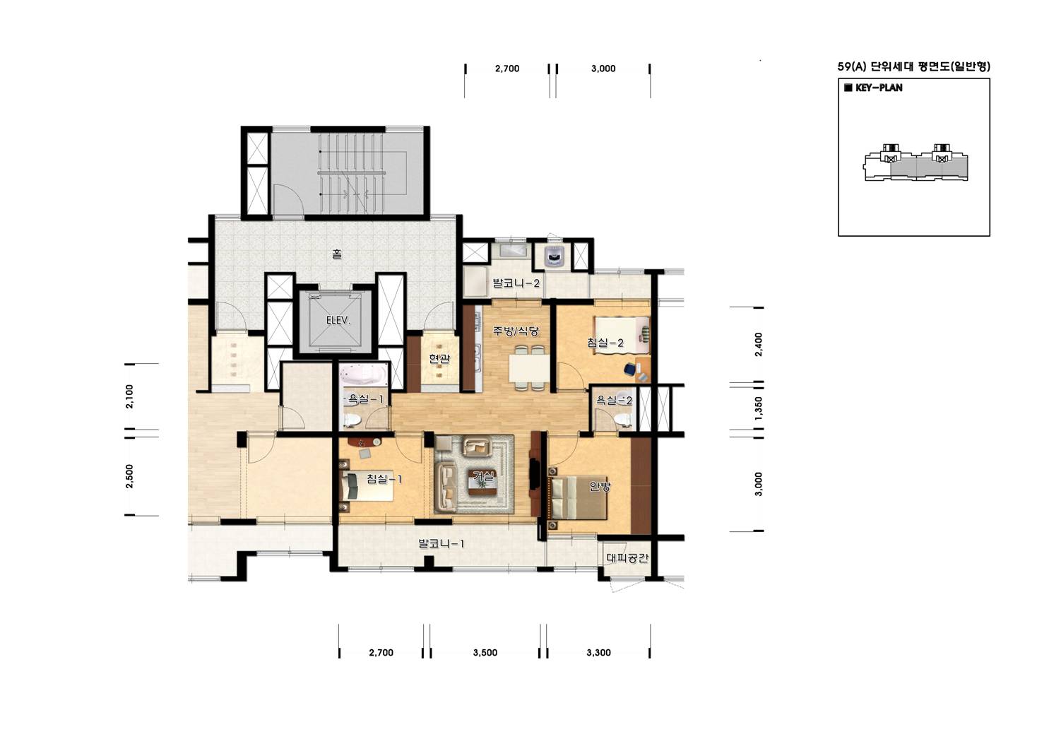 단위세대평면도 이미지