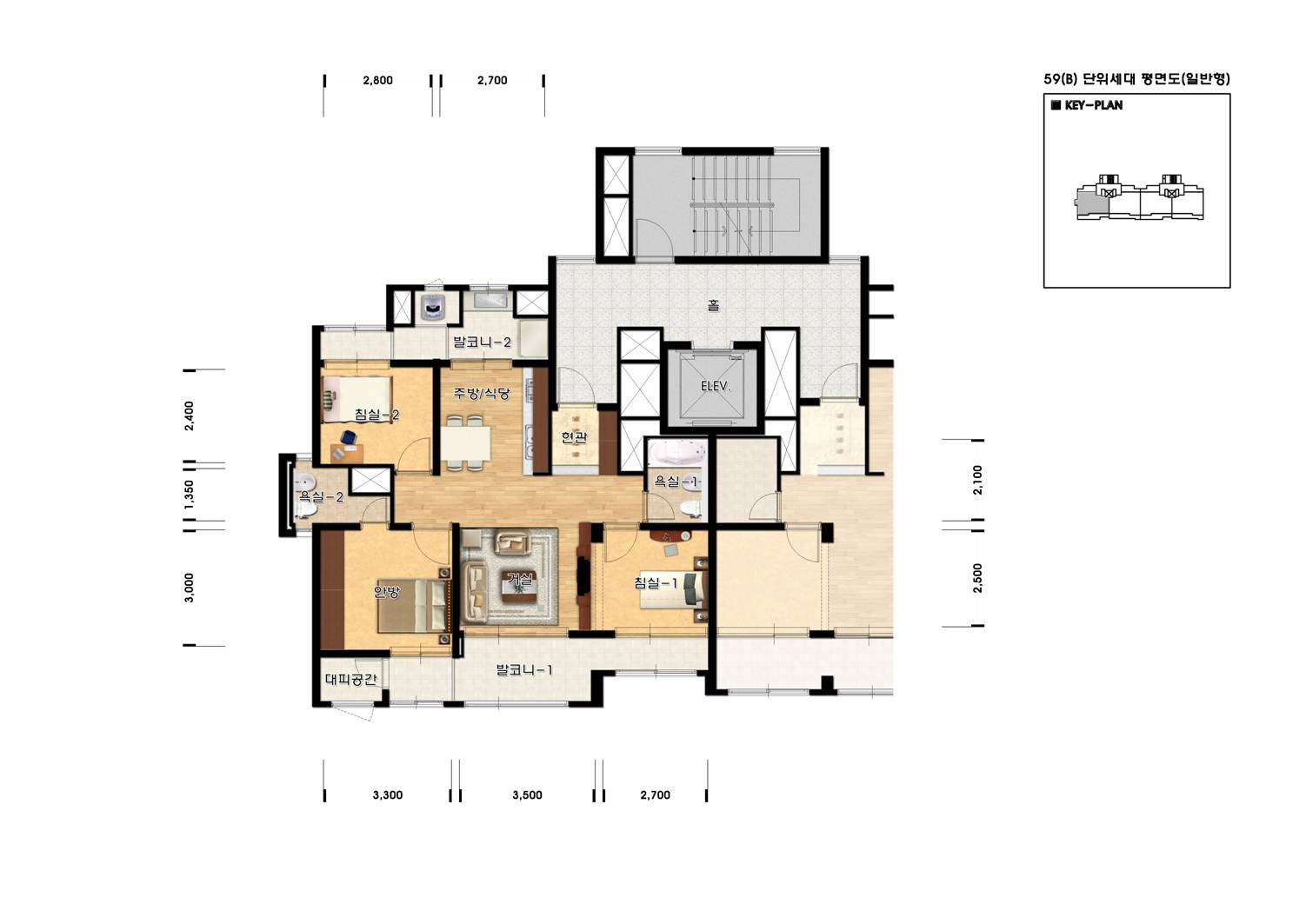 단위세대평면도 이미지