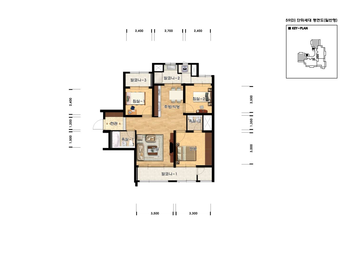 단위세대평면도 이미지