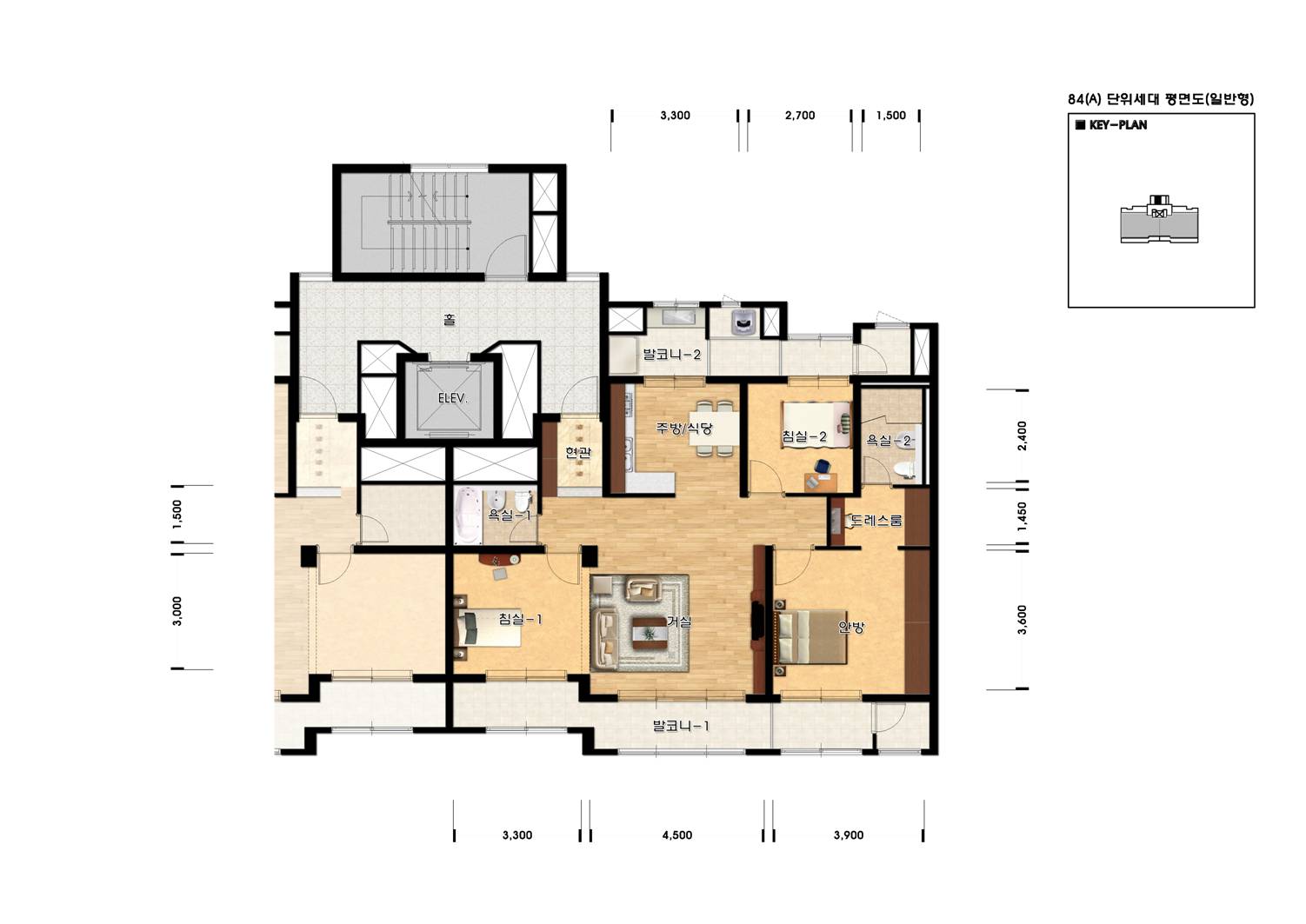단위세대평면도 이미지