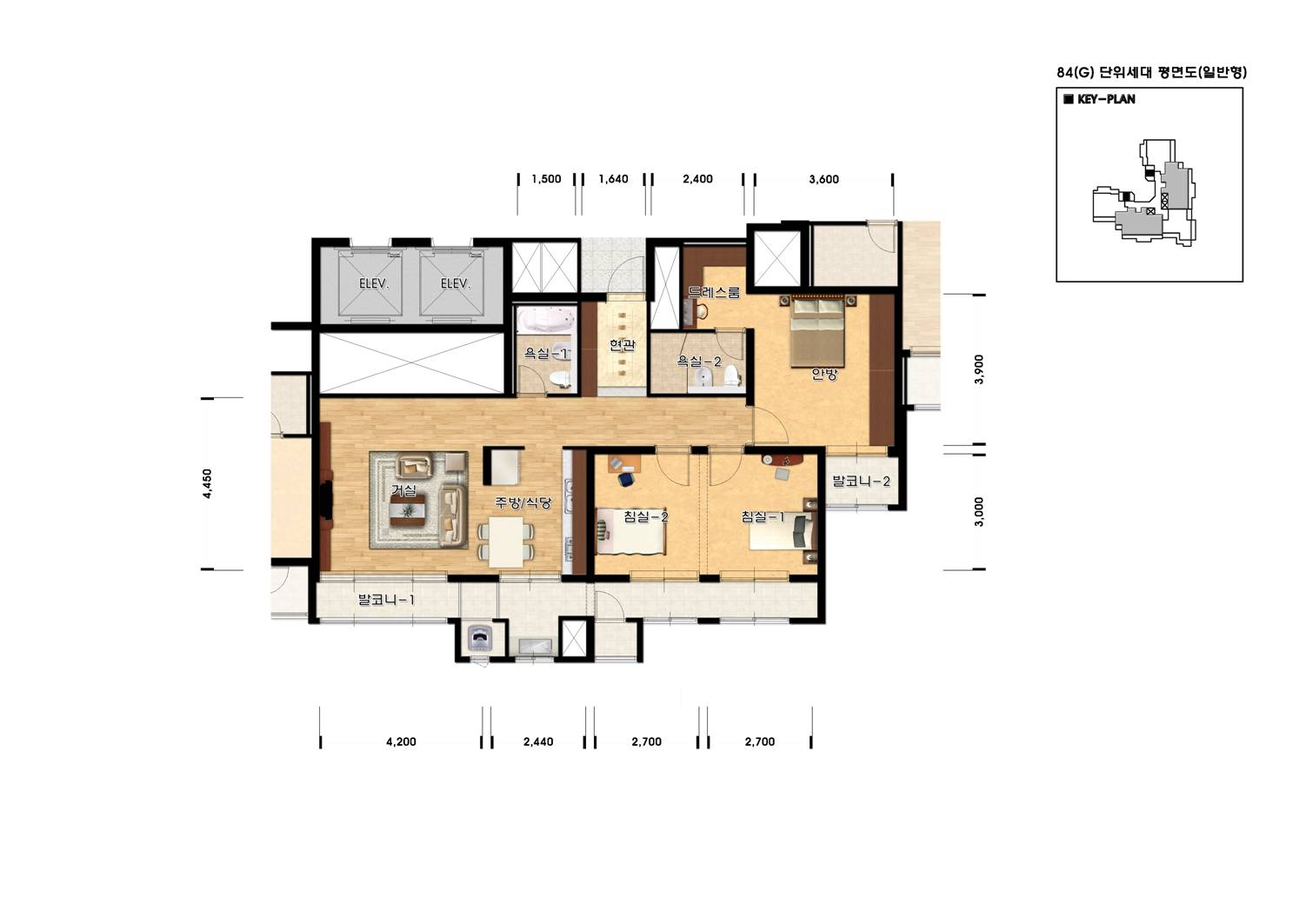 단위세대평면도 이미지