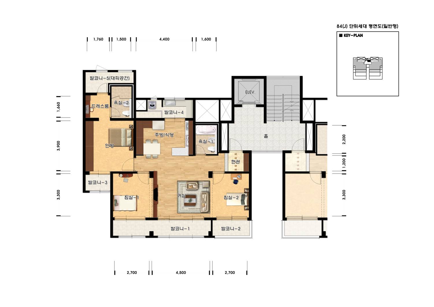 단위세대평면도 이미지