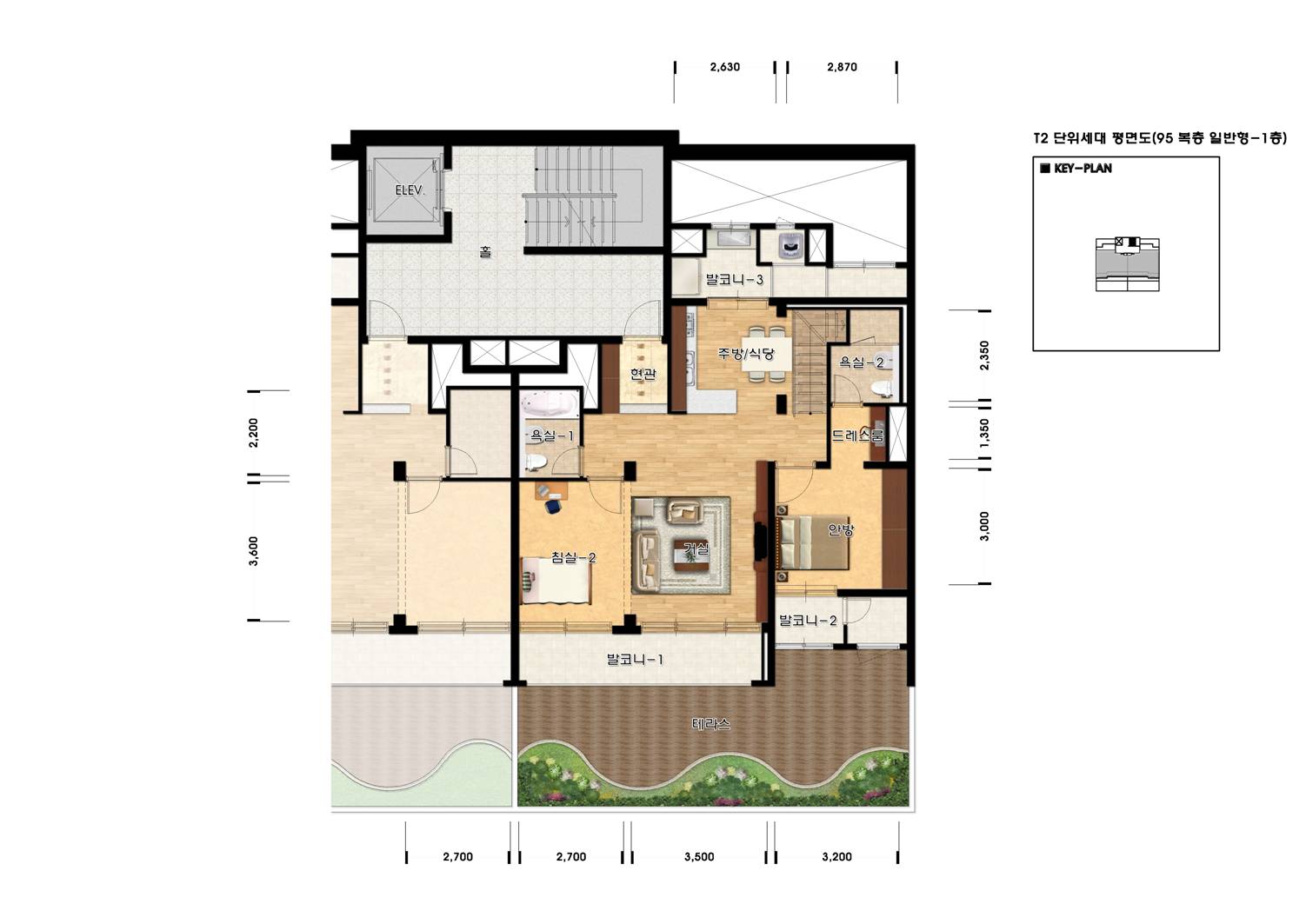 단위세대평면도 이미지