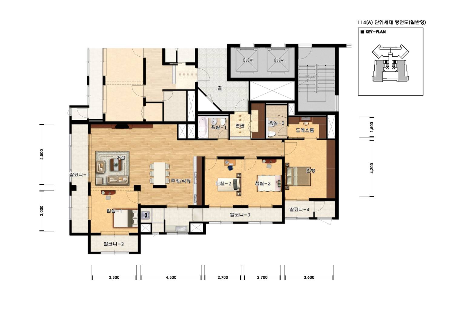 단위세대평면도 이미지