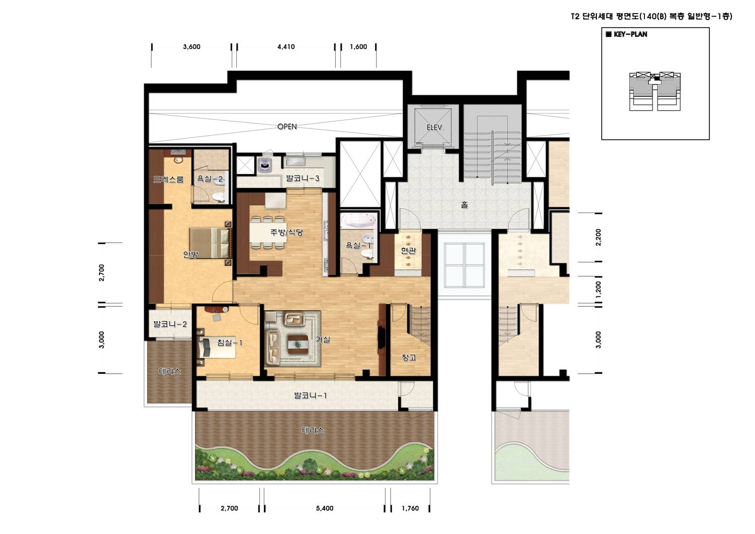 단위세대평면도 이미지