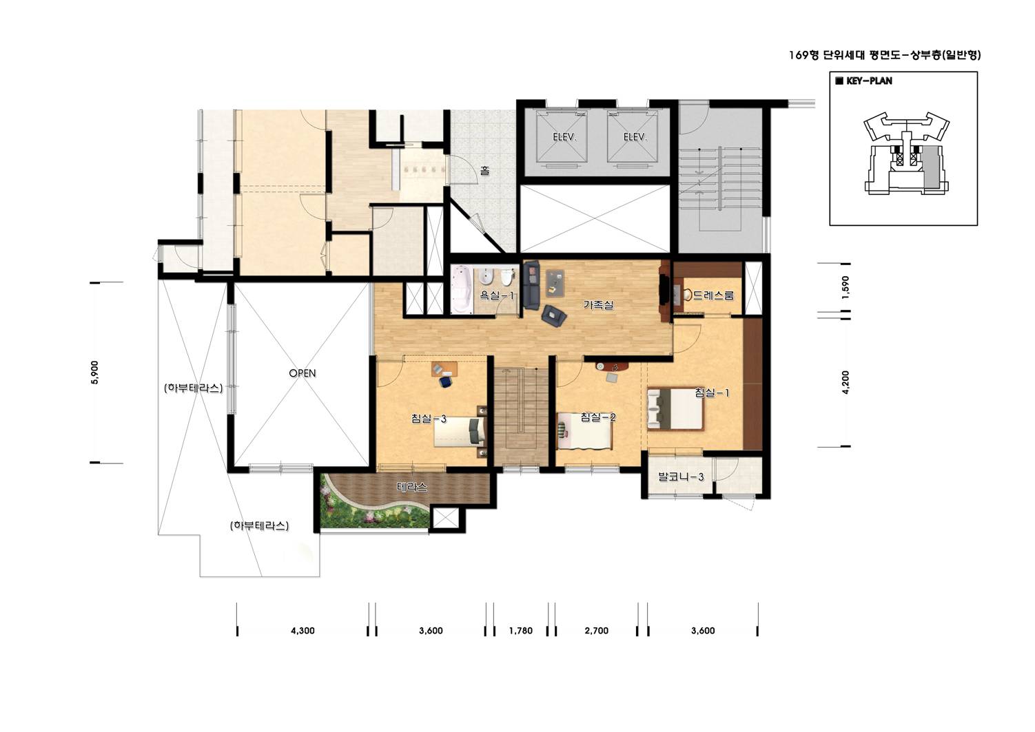 단위세대평면도 이미지