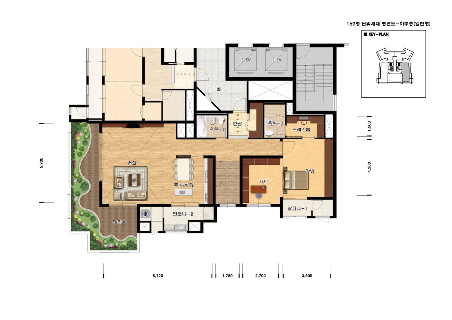 단위세대평면도 이미지