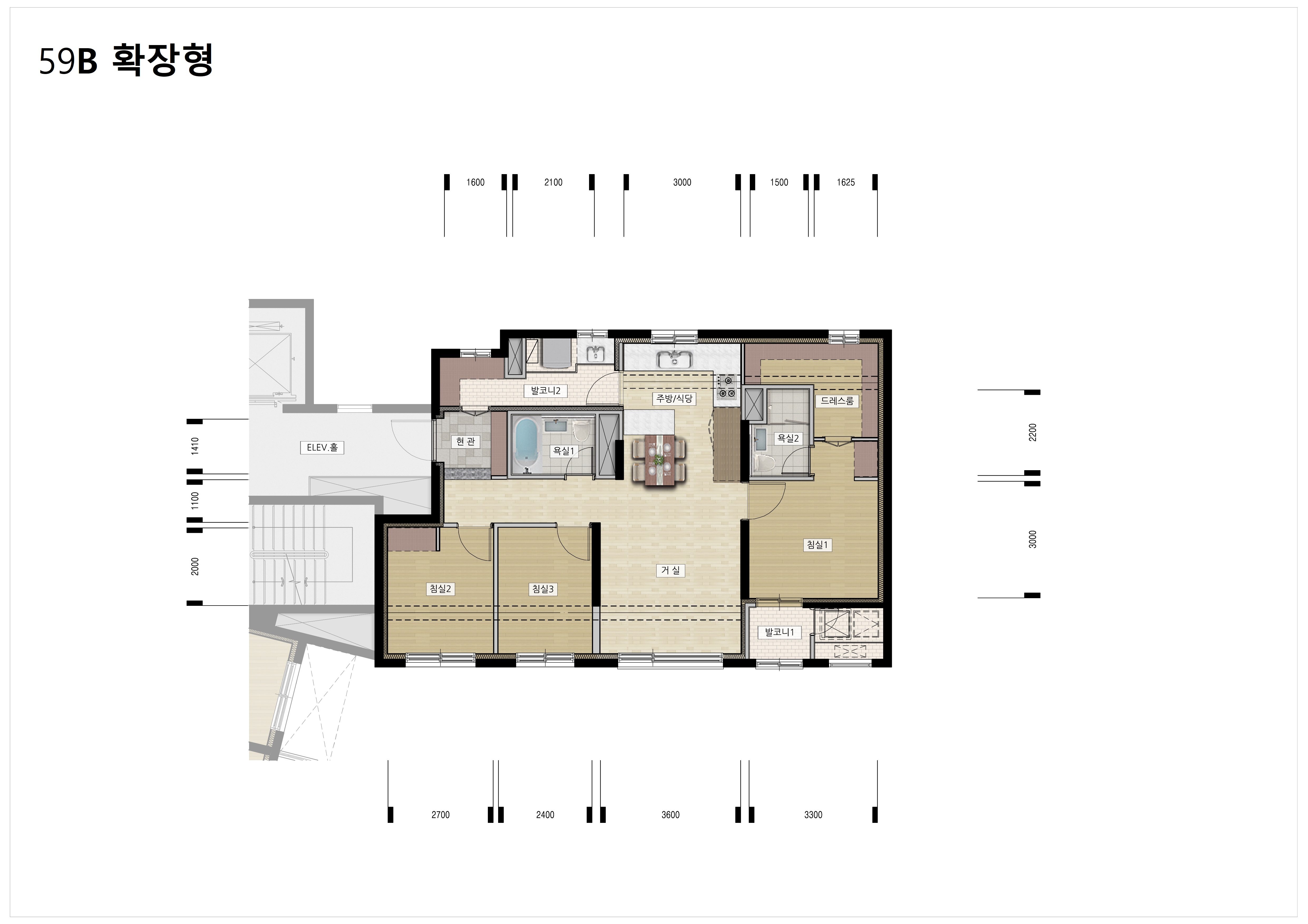 단위세대평면도 이미지
