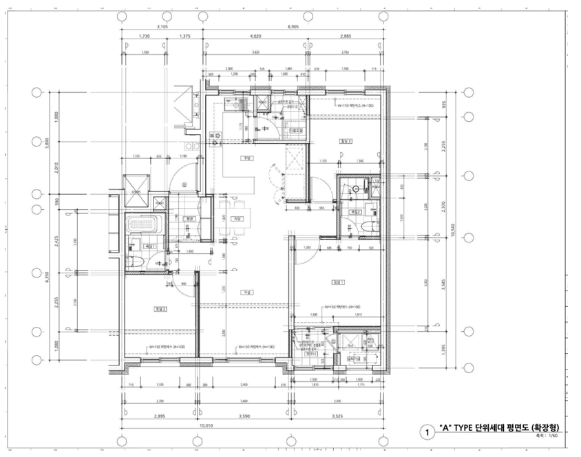 단위세대평면도 이미지