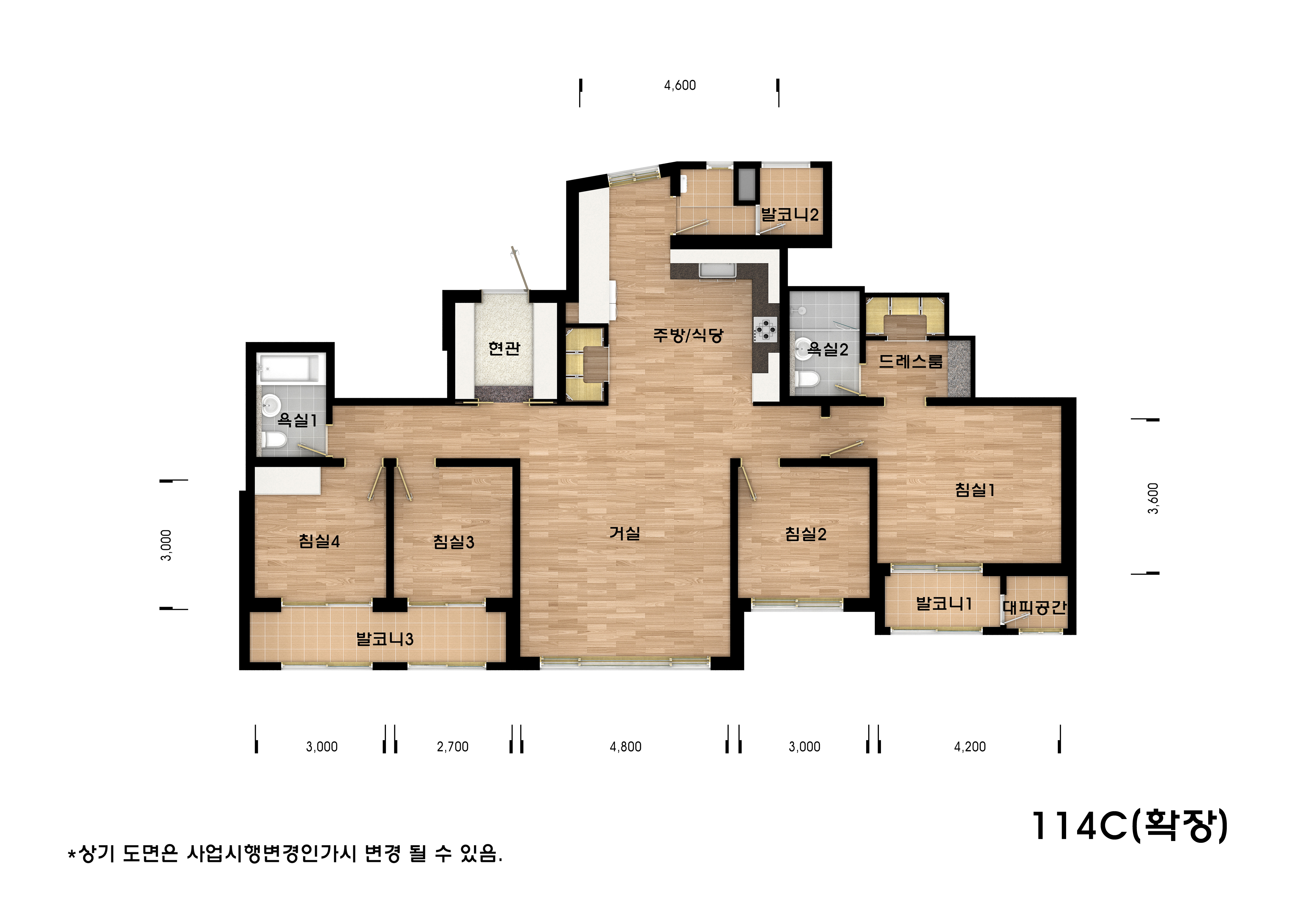 단위세대평면도 이미지