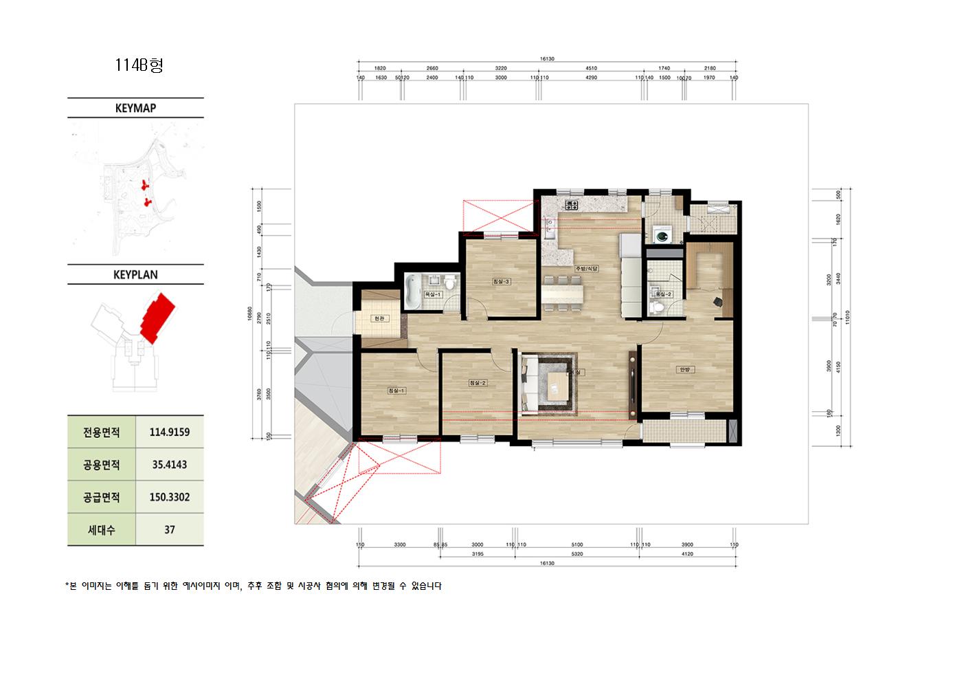 단위세대평면도 이미지
