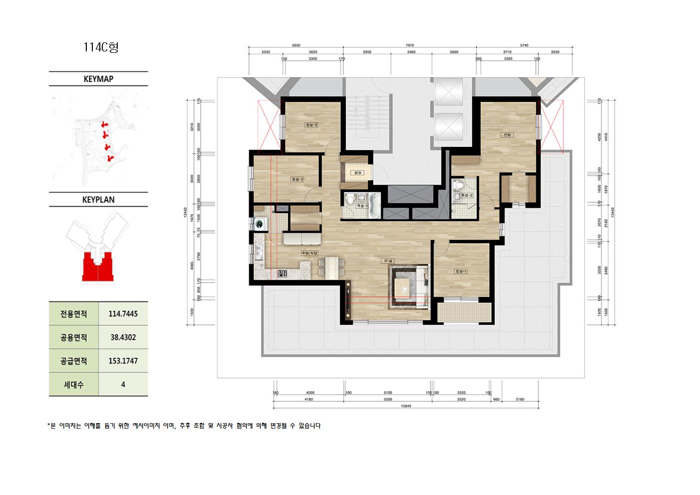 단위세대평면도 이미지
