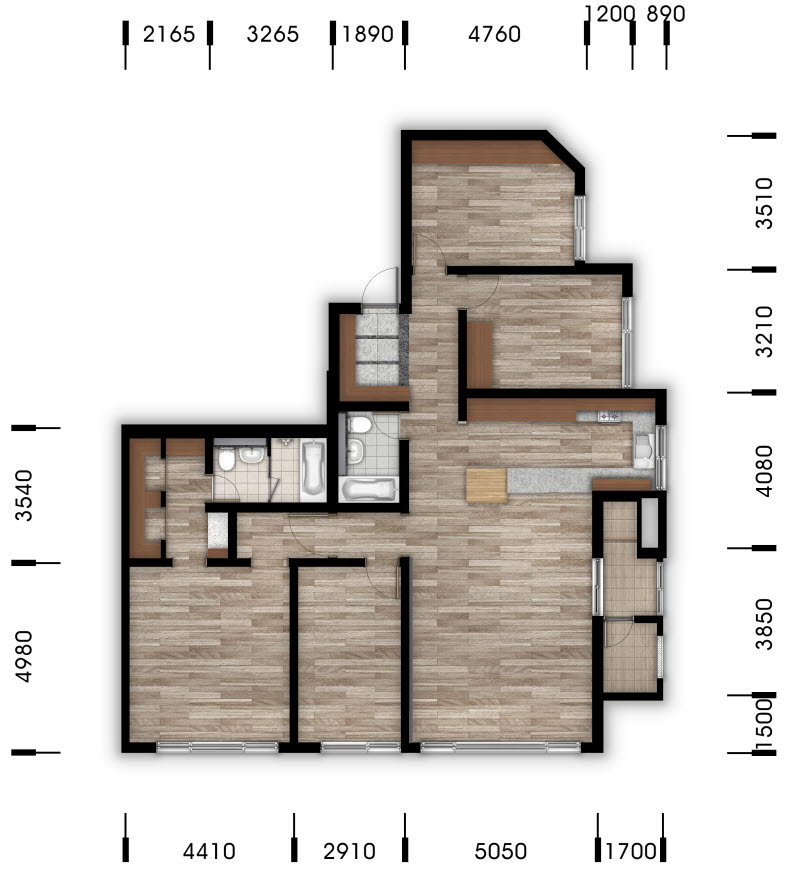 단위세대평면도 이미지