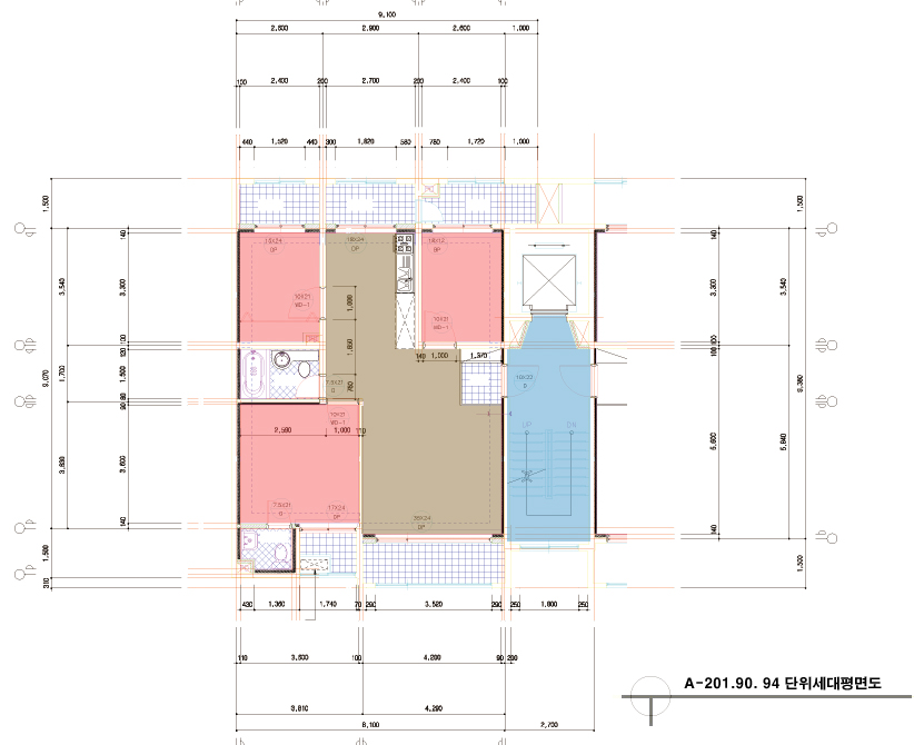 단위세대평면도 이미지