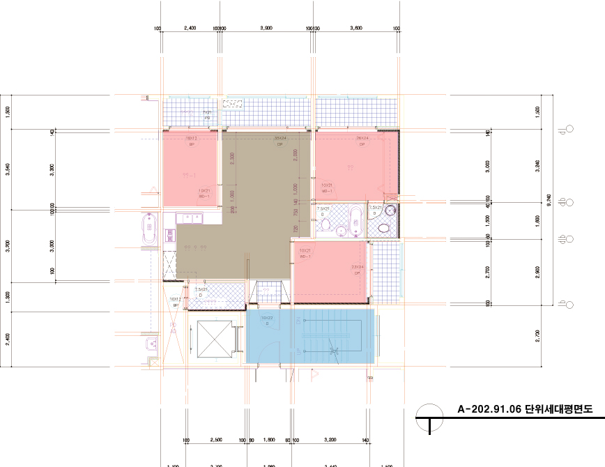 단위세대평면도 이미지