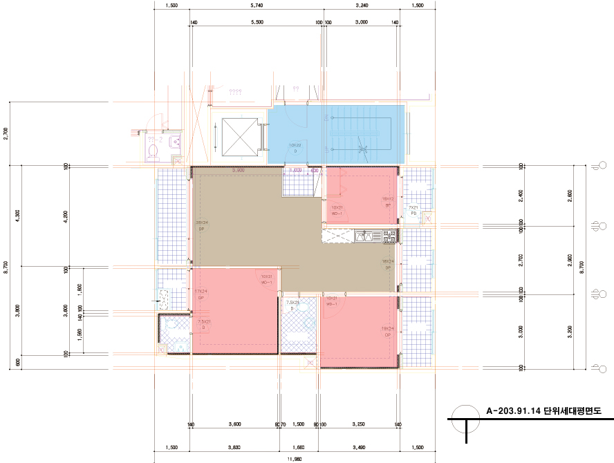 단위세대평면도 이미지