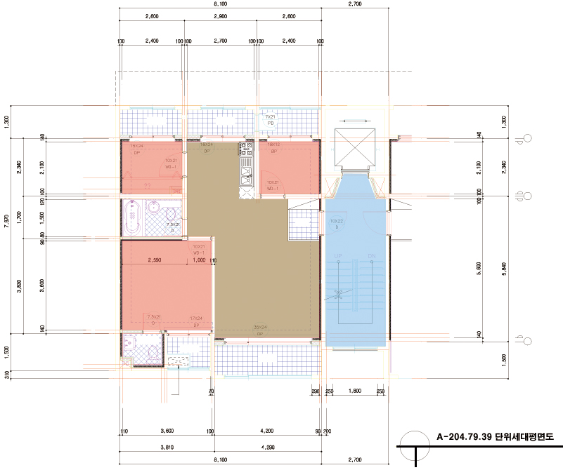 단위세대평면도 이미지