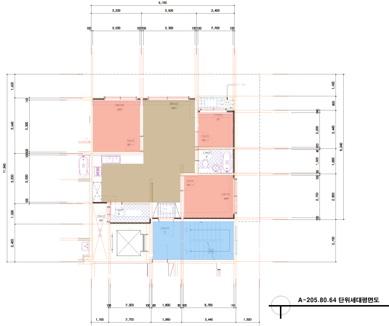 단위세대평면도 이미지