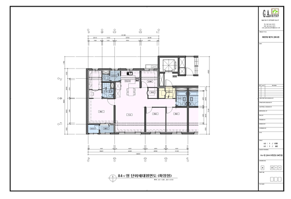 단위세대평면도 이미지