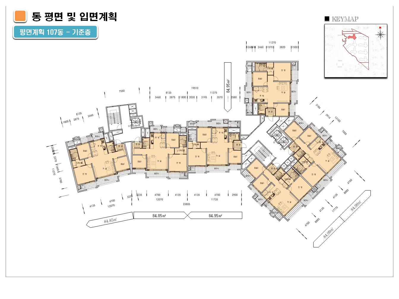 단위세대평면도 이미지