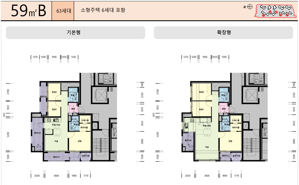 단위세대평면도 이미지