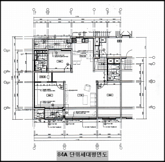 단위세대평면도 이미지