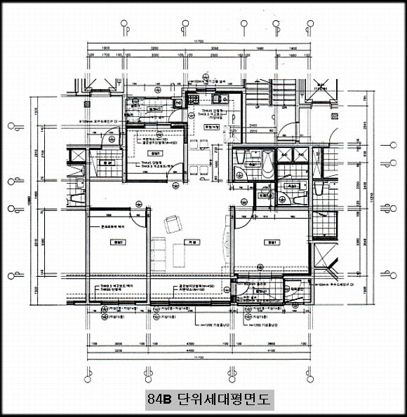 단위세대평면도 이미지