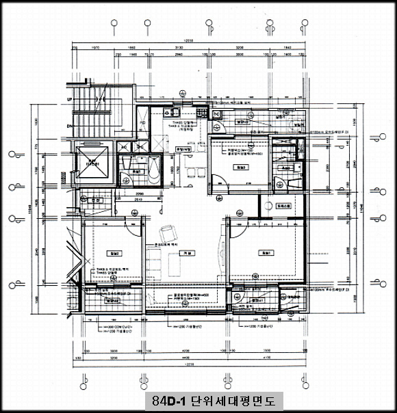 단위세대평면도 이미지