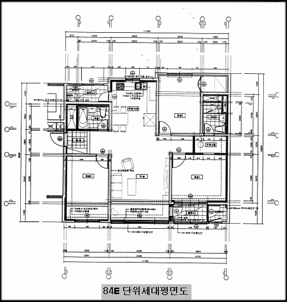 단위세대평면도 이미지