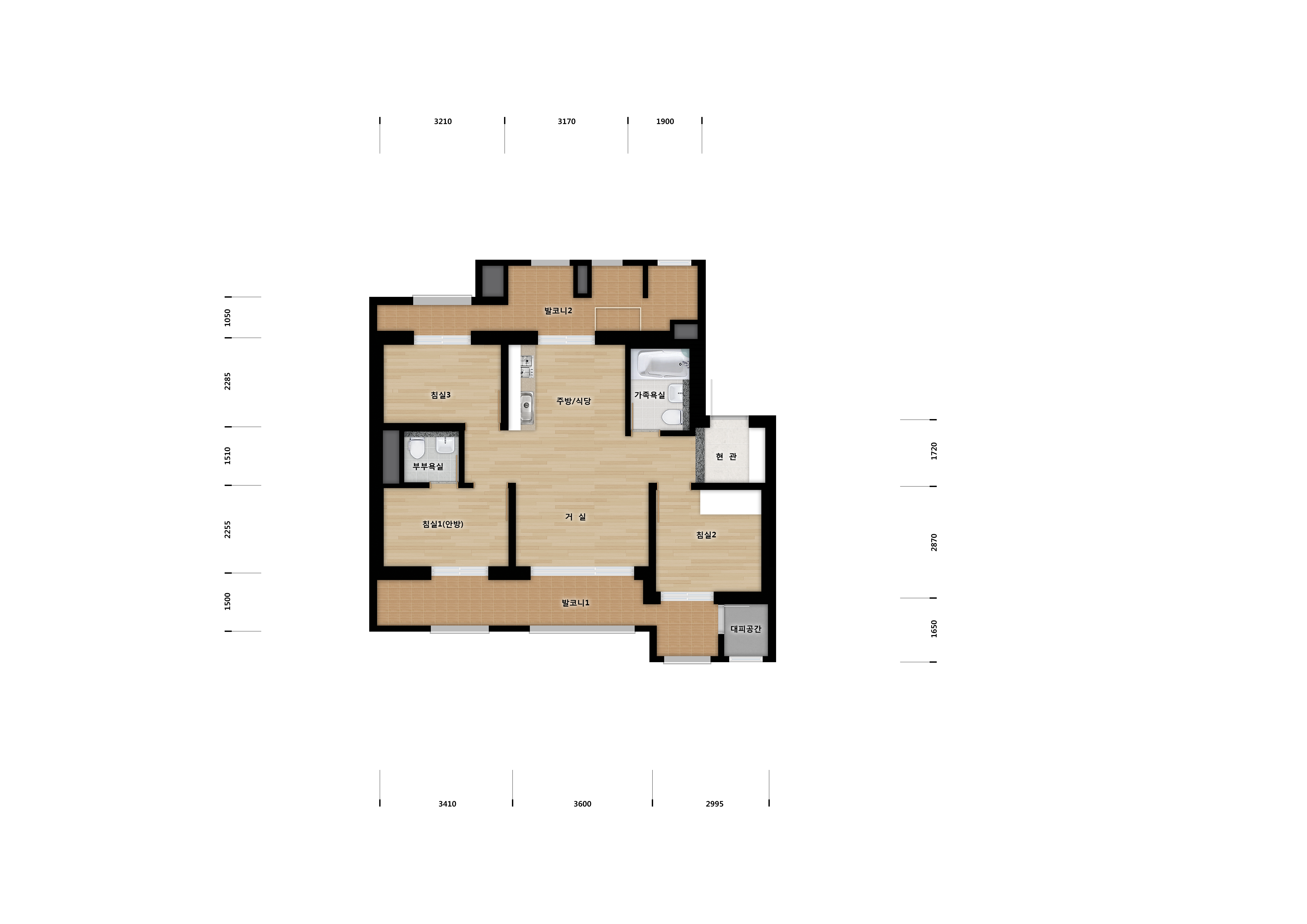 단위세대평면도 이미지