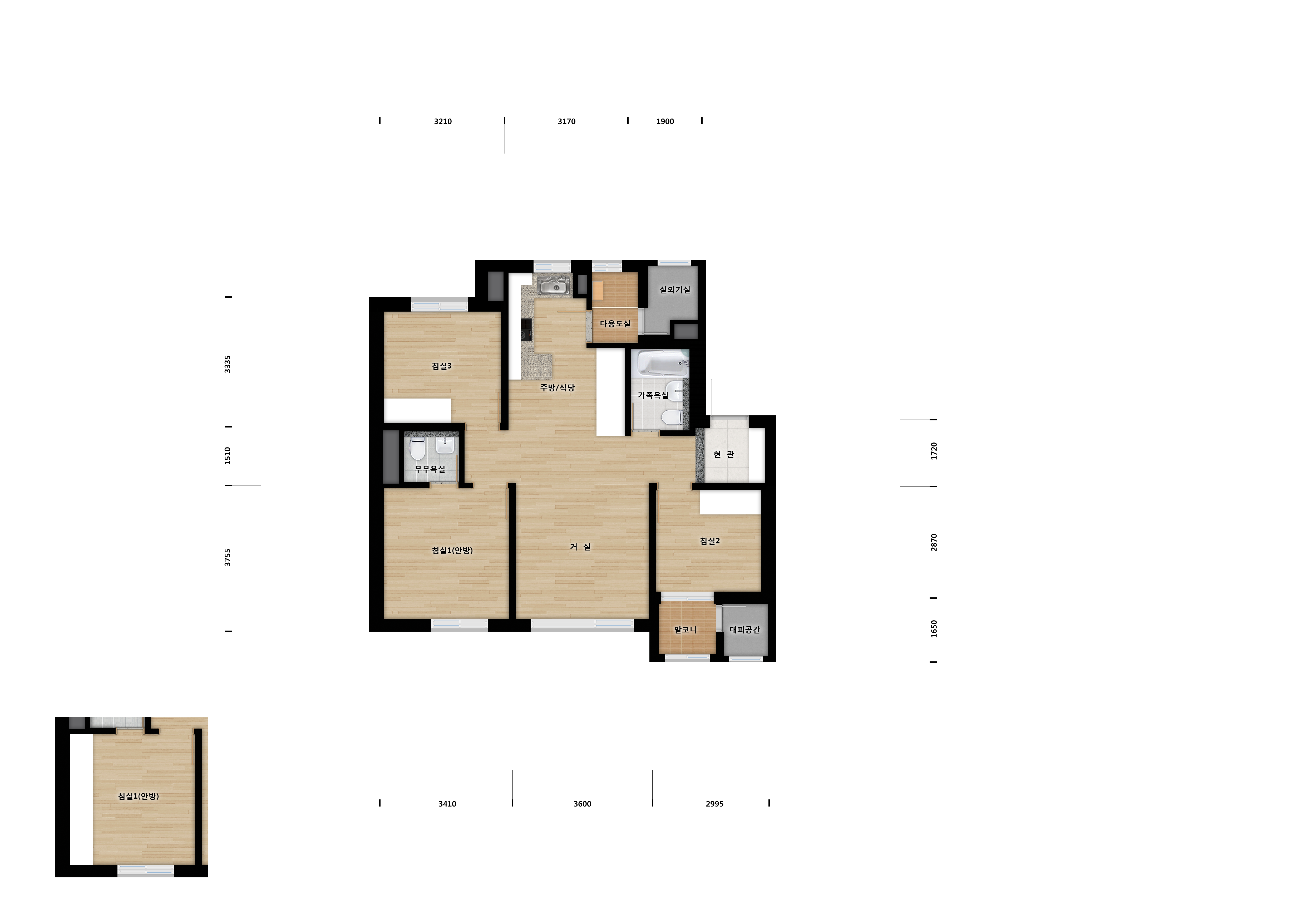 단위세대평면도 이미지