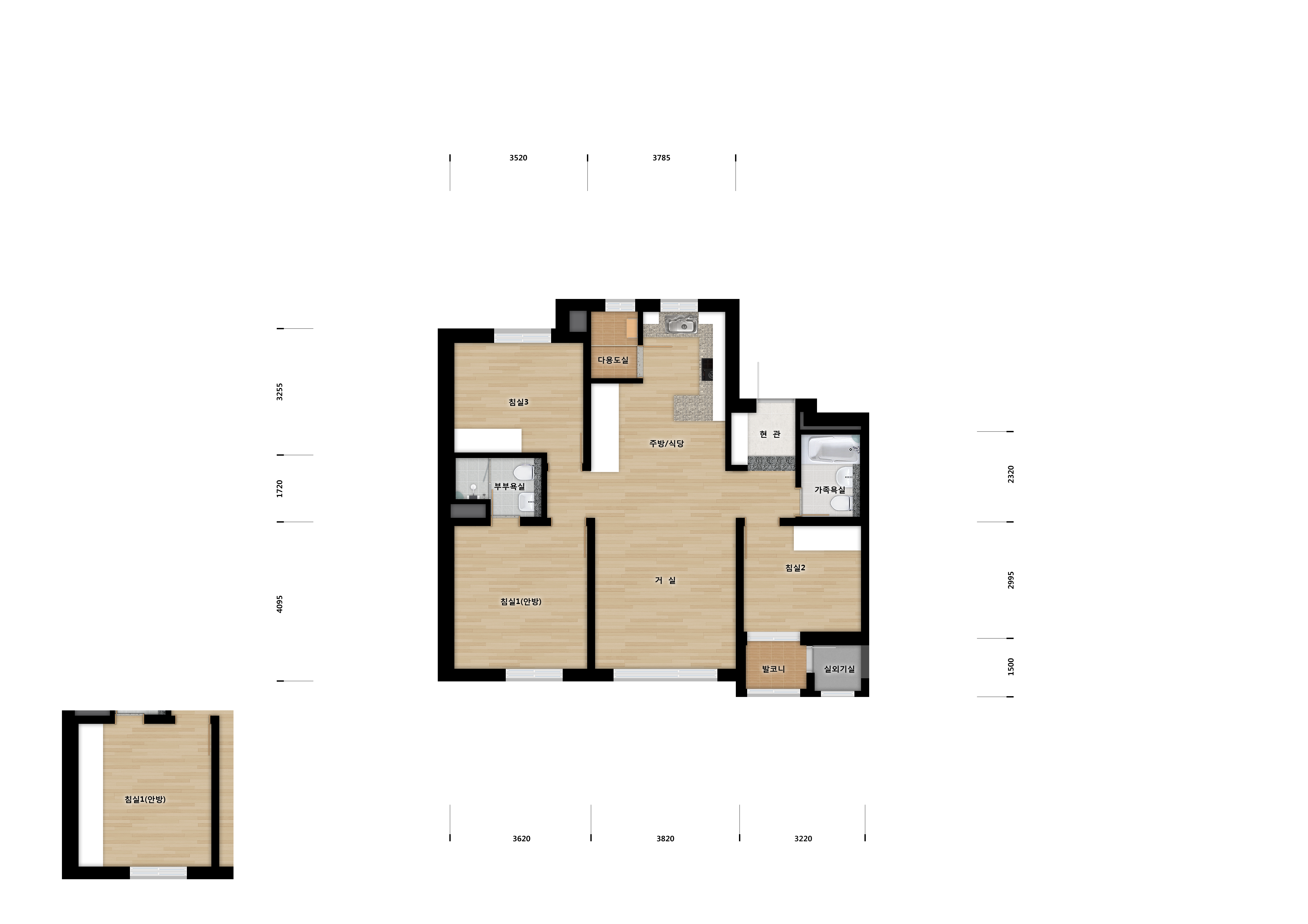 단위세대평면도 이미지