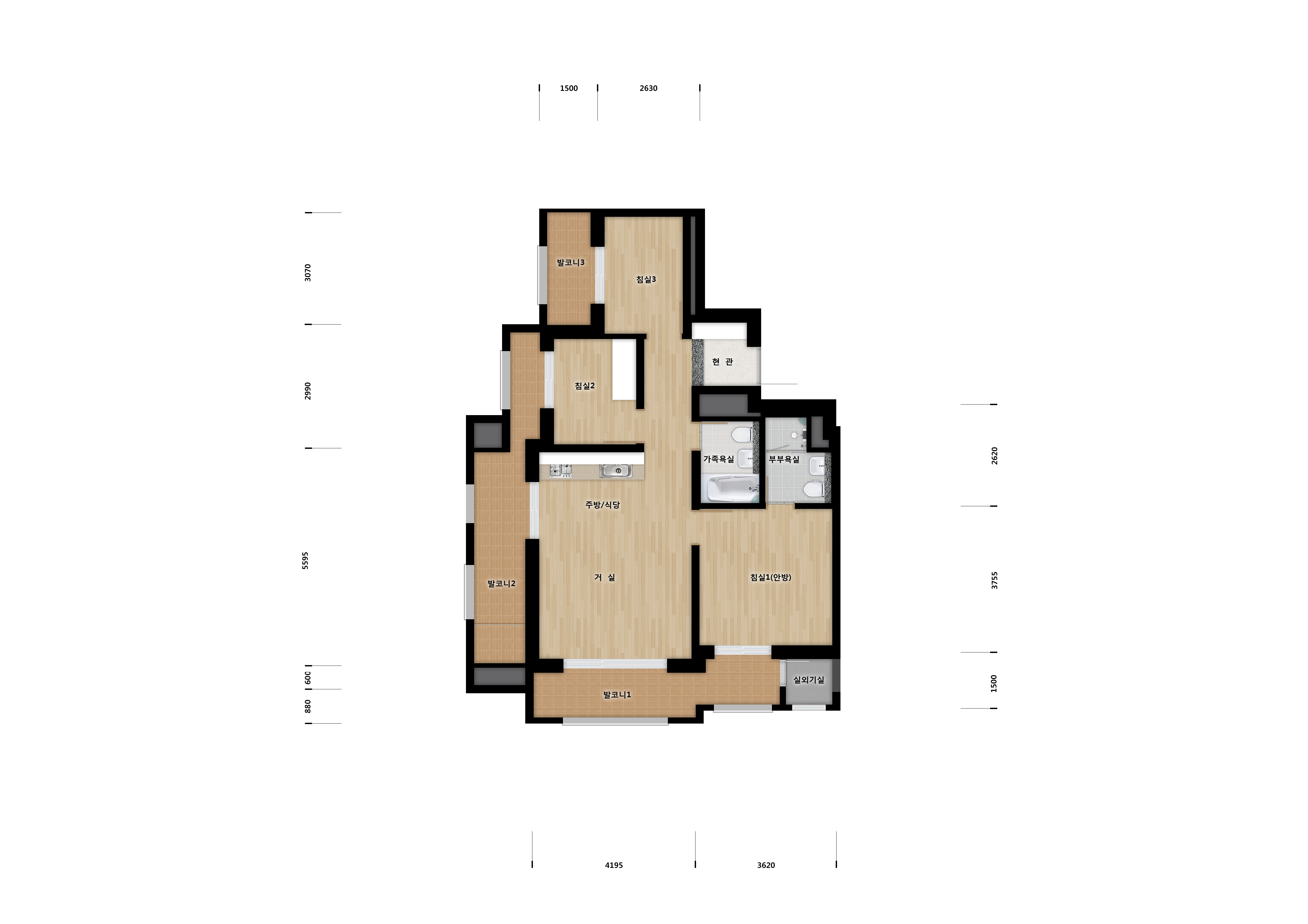 단위세대평면도 이미지