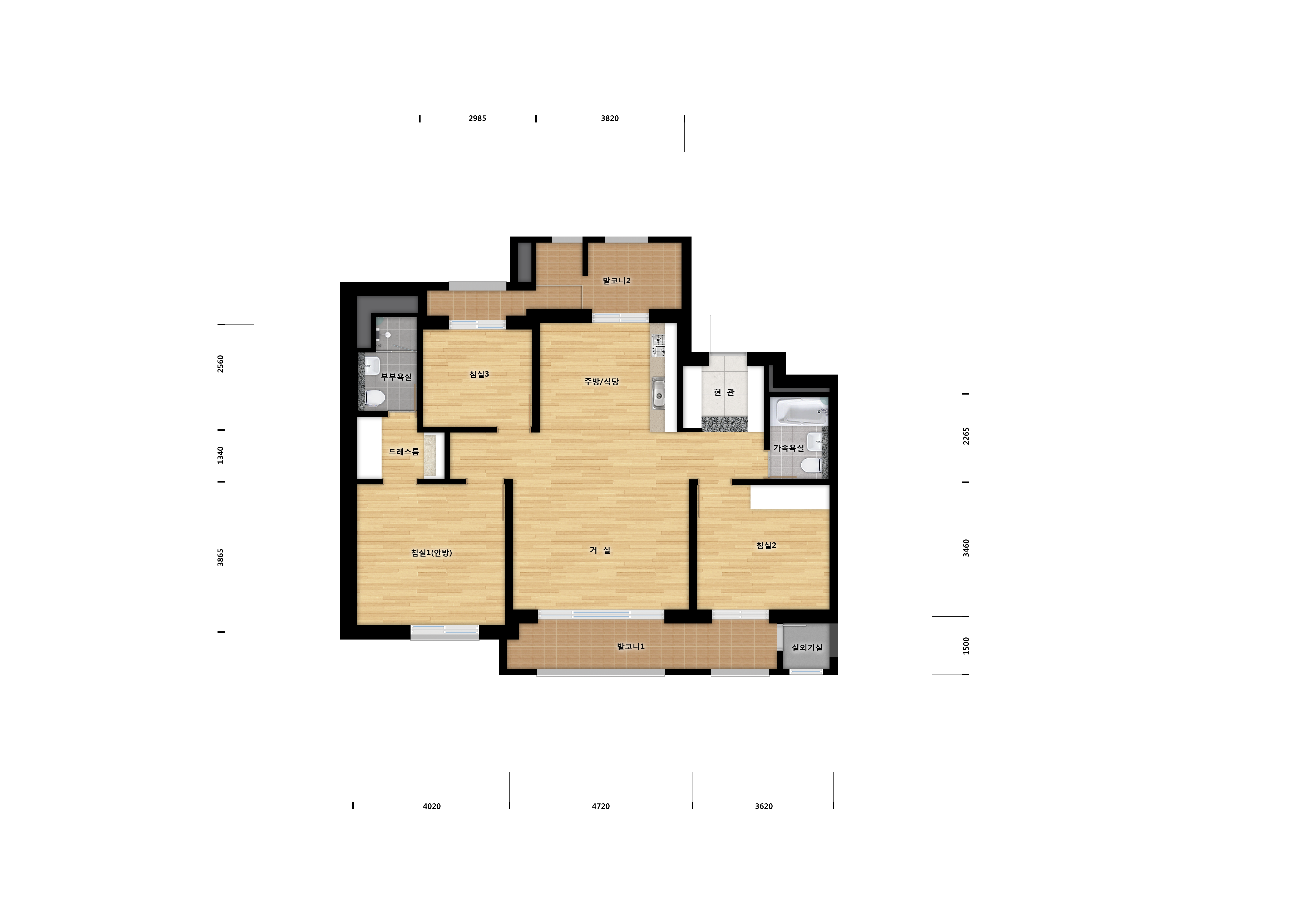 단위세대평면도 이미지