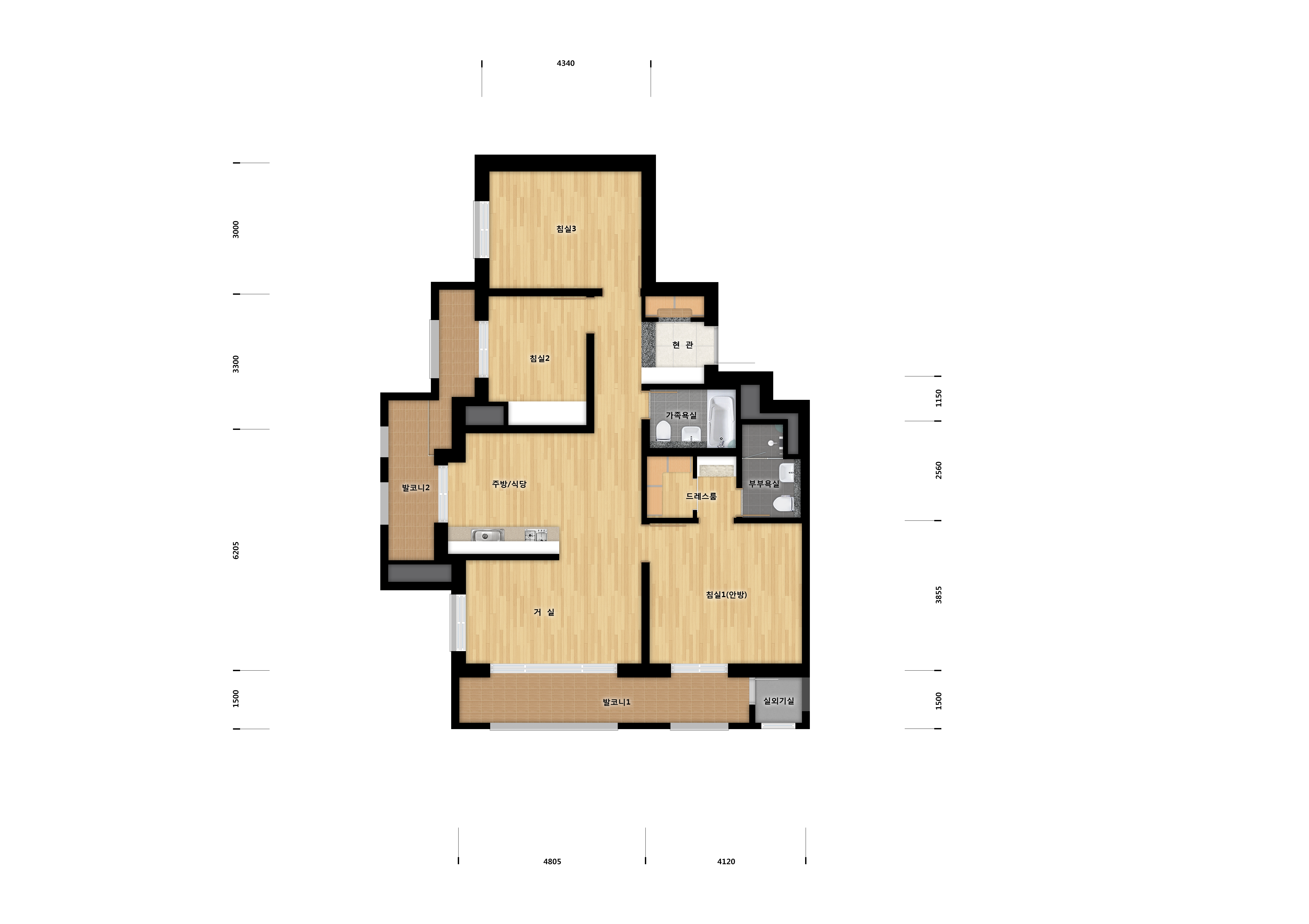 단위세대평면도 이미지