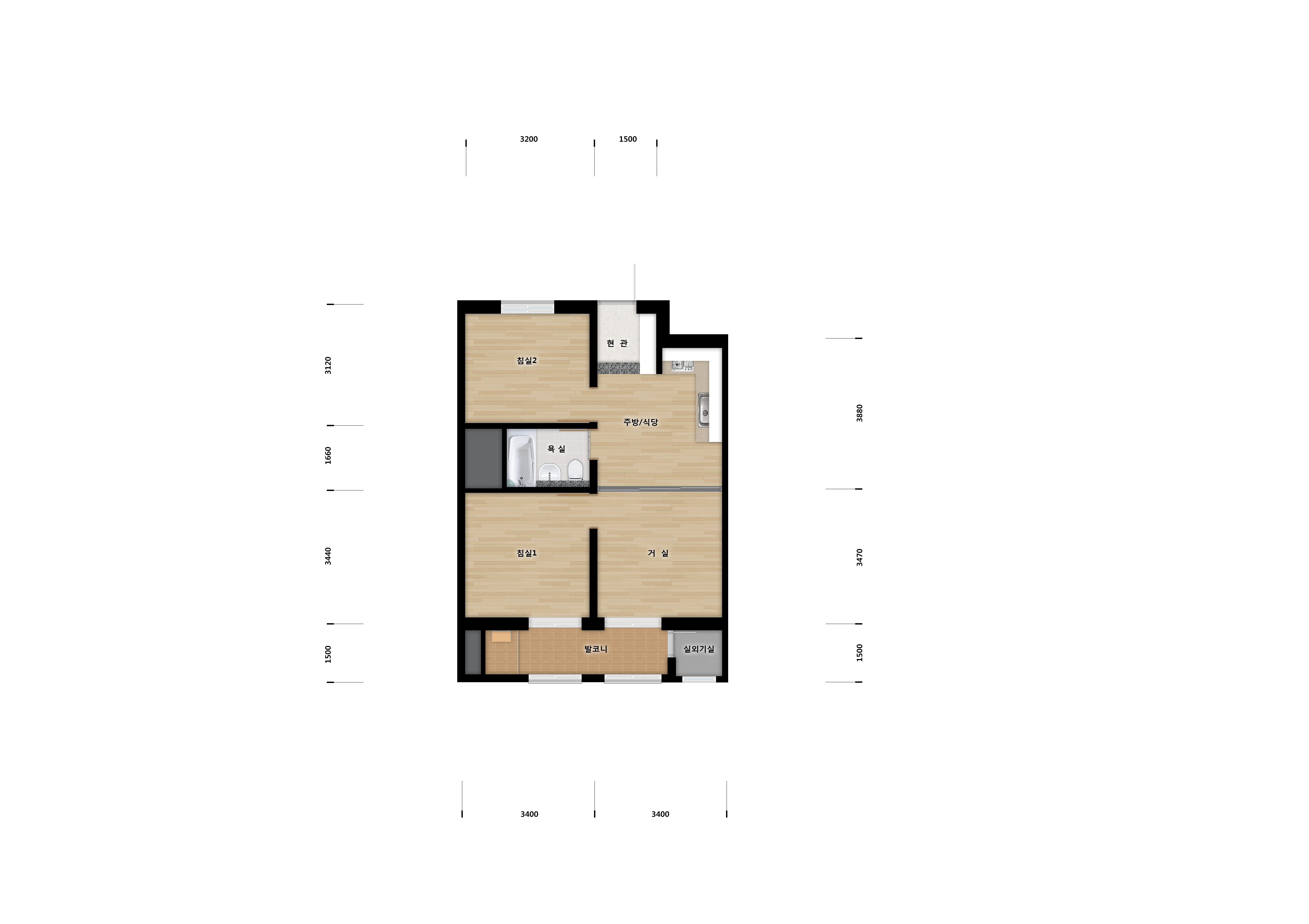 단위세대평면도 이미지